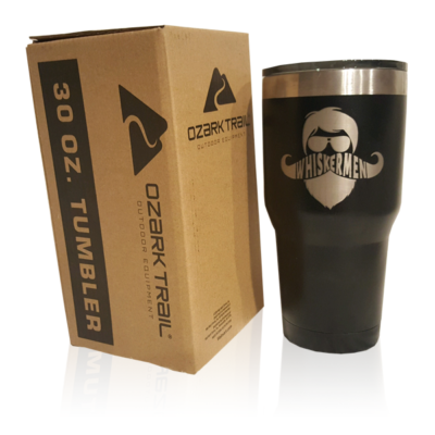 Whiskermen 30oz Tumbler – Black