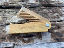 Natural Sandalwood Folding Comb